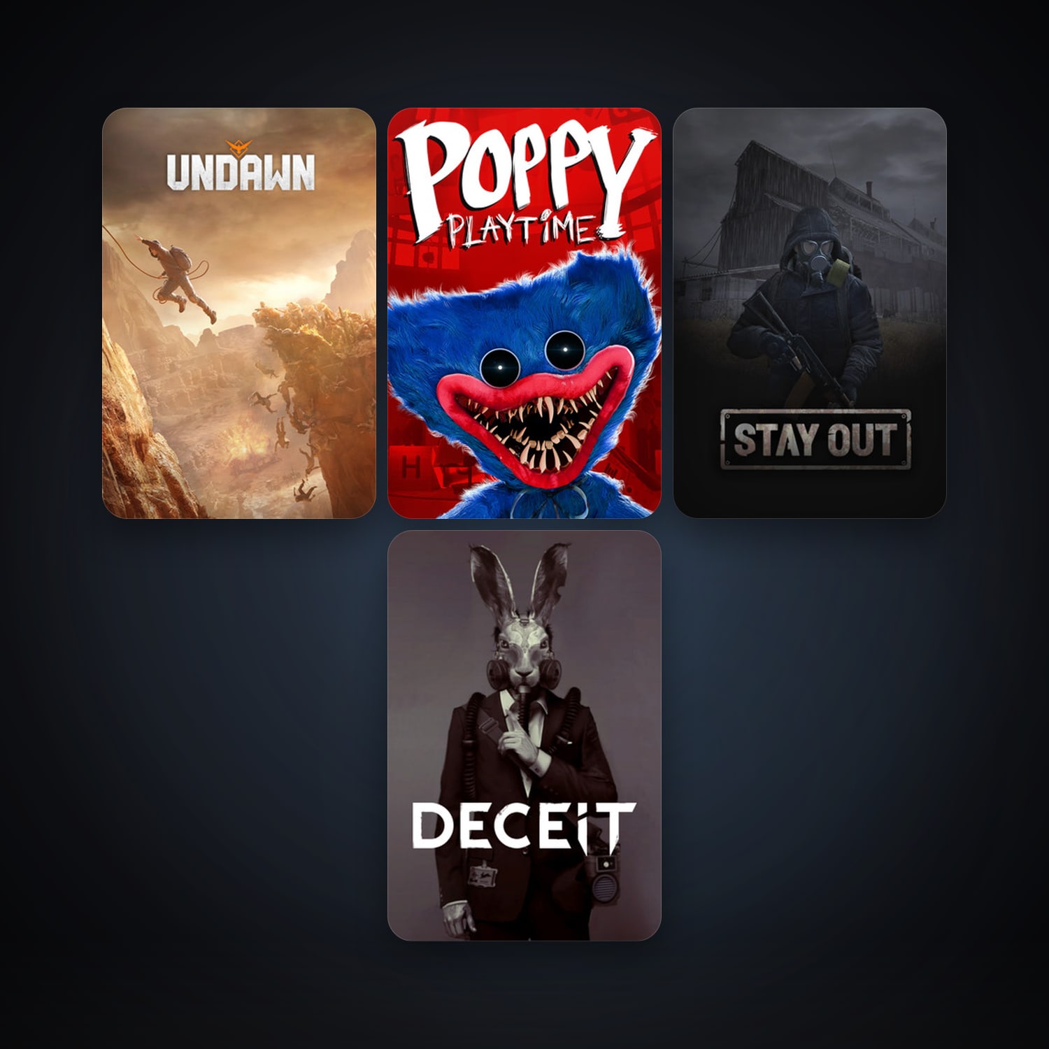 Deceit + Stay Out, 4 games, clean — HabibiAccounts