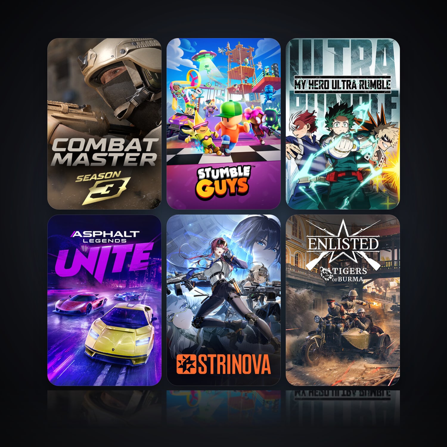 Combat Master: Season 1 & Stumble Guys | 12 Games | Clean — HabibiAccounts