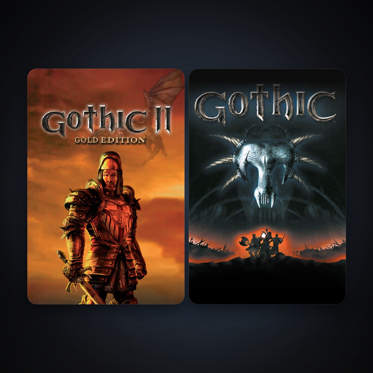 Gothic II: Gold Edition + Gothic 1, 4 games, clean — HabibiAccounts