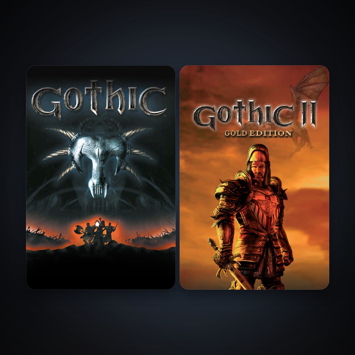 Gothic II: Gold Edition + Gothic 1, 3 games, clean — HabibiAccounts