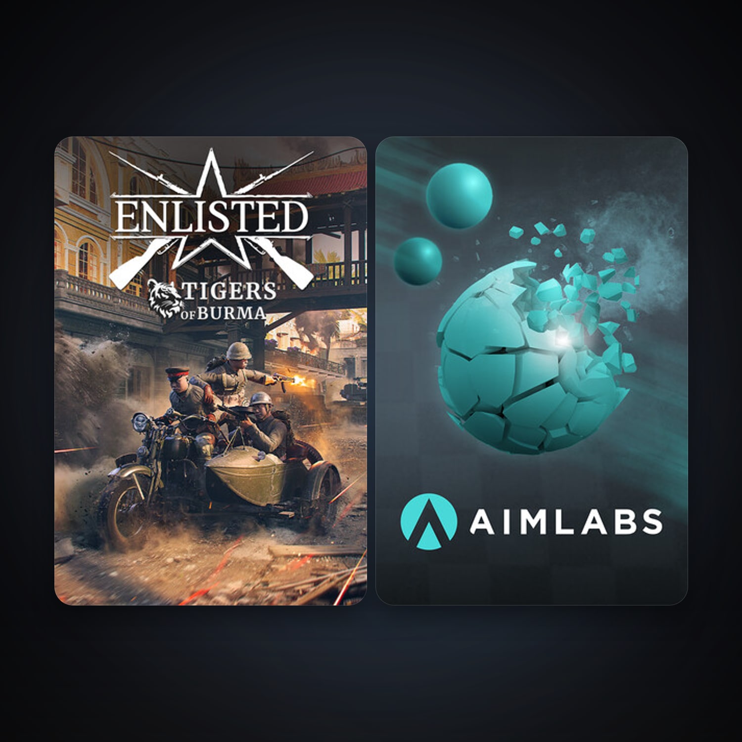 هالحساب ستيم فلين، Aimlabs وEnlisted، 3 لعبة، صامد واضح — HabibiAccounts