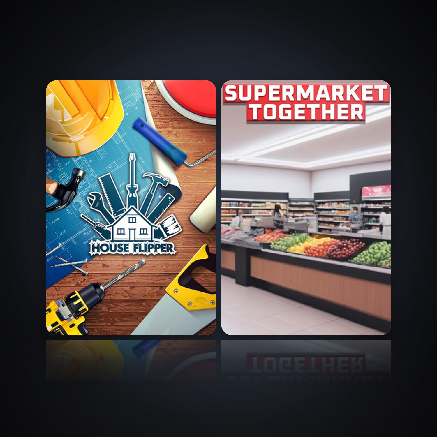 House Flipper & Supermarket Together — HabibiAccounts