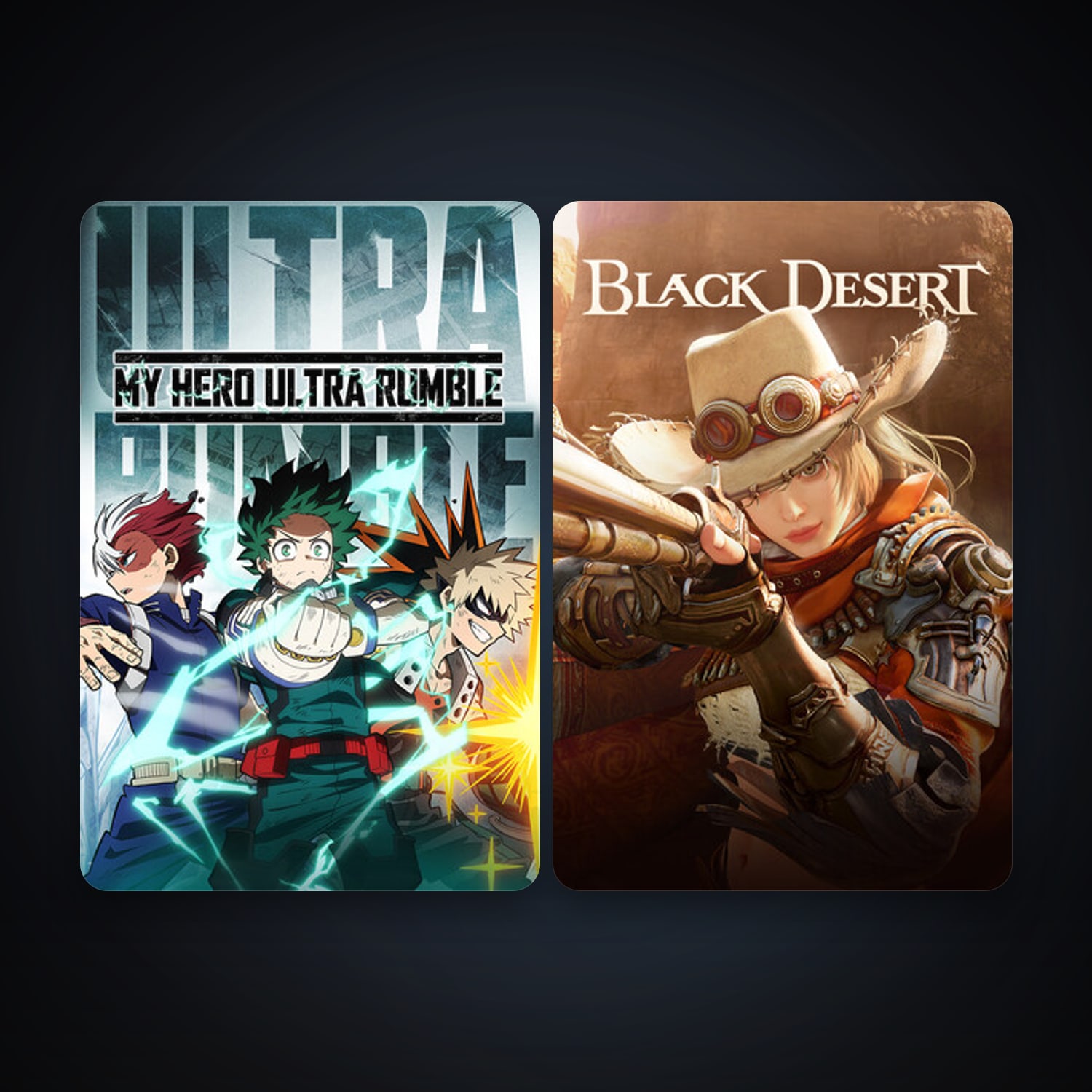 MY HERO ULTRA RUMBLE & Black Desert Online | Clean — HabibiAccounts