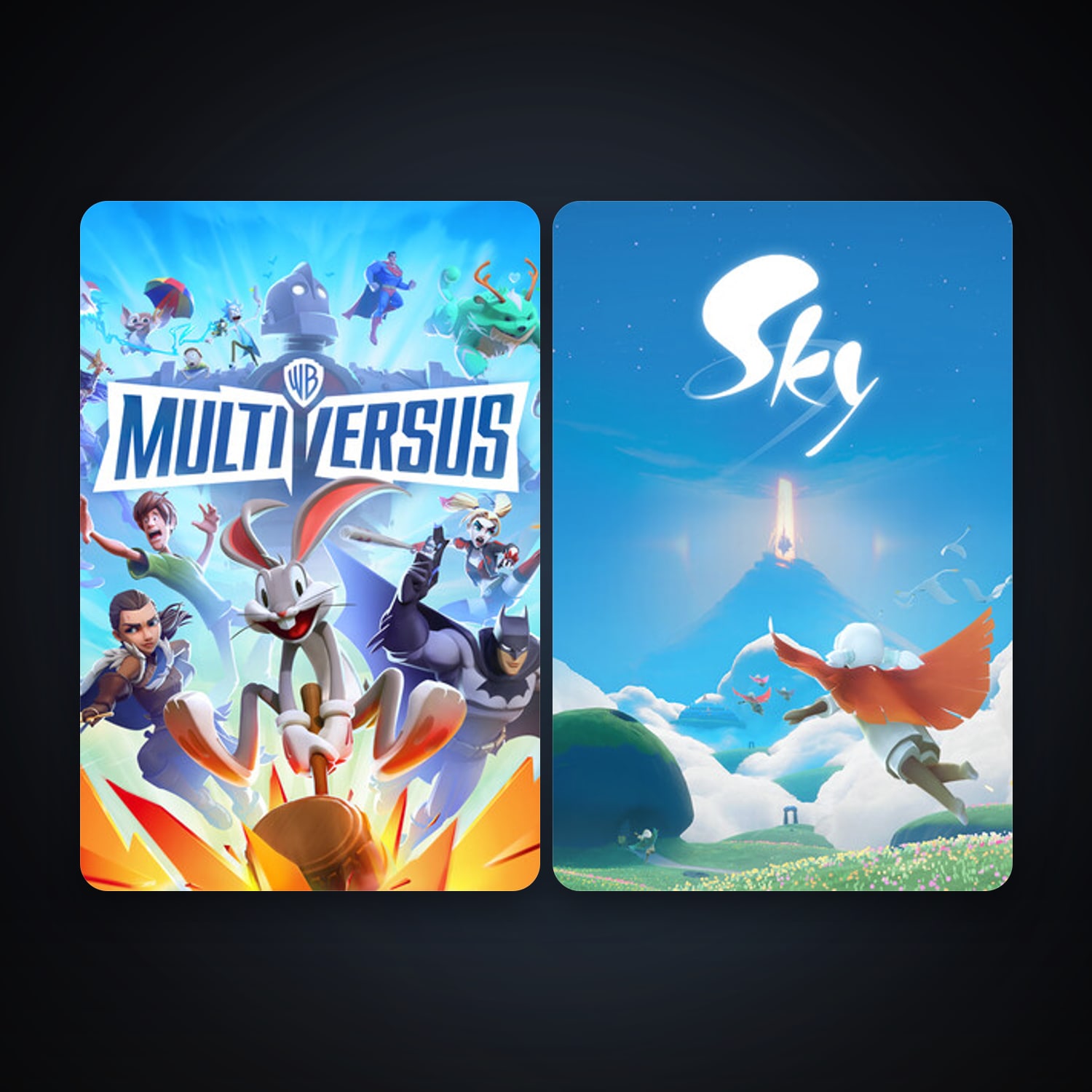 MultiVersus & Sky: Children of the Light | 11 Games | Clean — HabibiAccounts