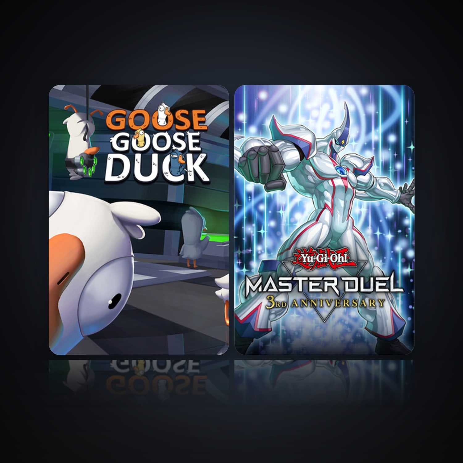 Goose Goose Duck & Yu-Gi-Oh! Master Duel — HabibiAccounts