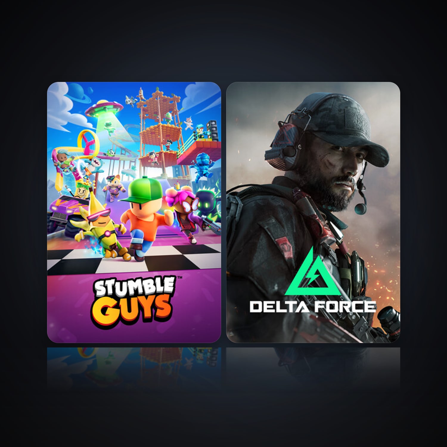 Stumble Guys & Delta Force: Hawk Ops — HabibiAccounts