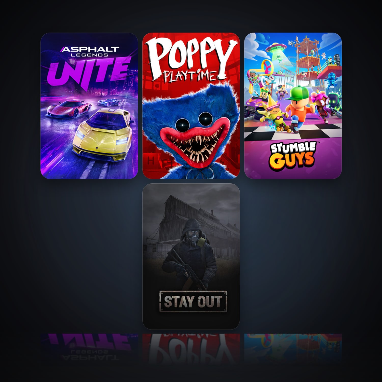 Asphalt Legends Unite & Poppy Playtime | Clean — HabibiAccounts