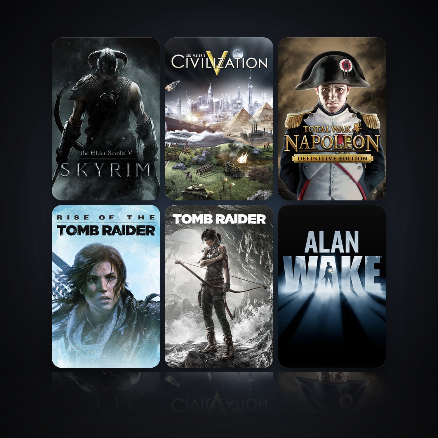 The Elder Scrolls V: Skyrim & Sid Meier's Civilization V | 12 Games | Clean — HabibiAccounts