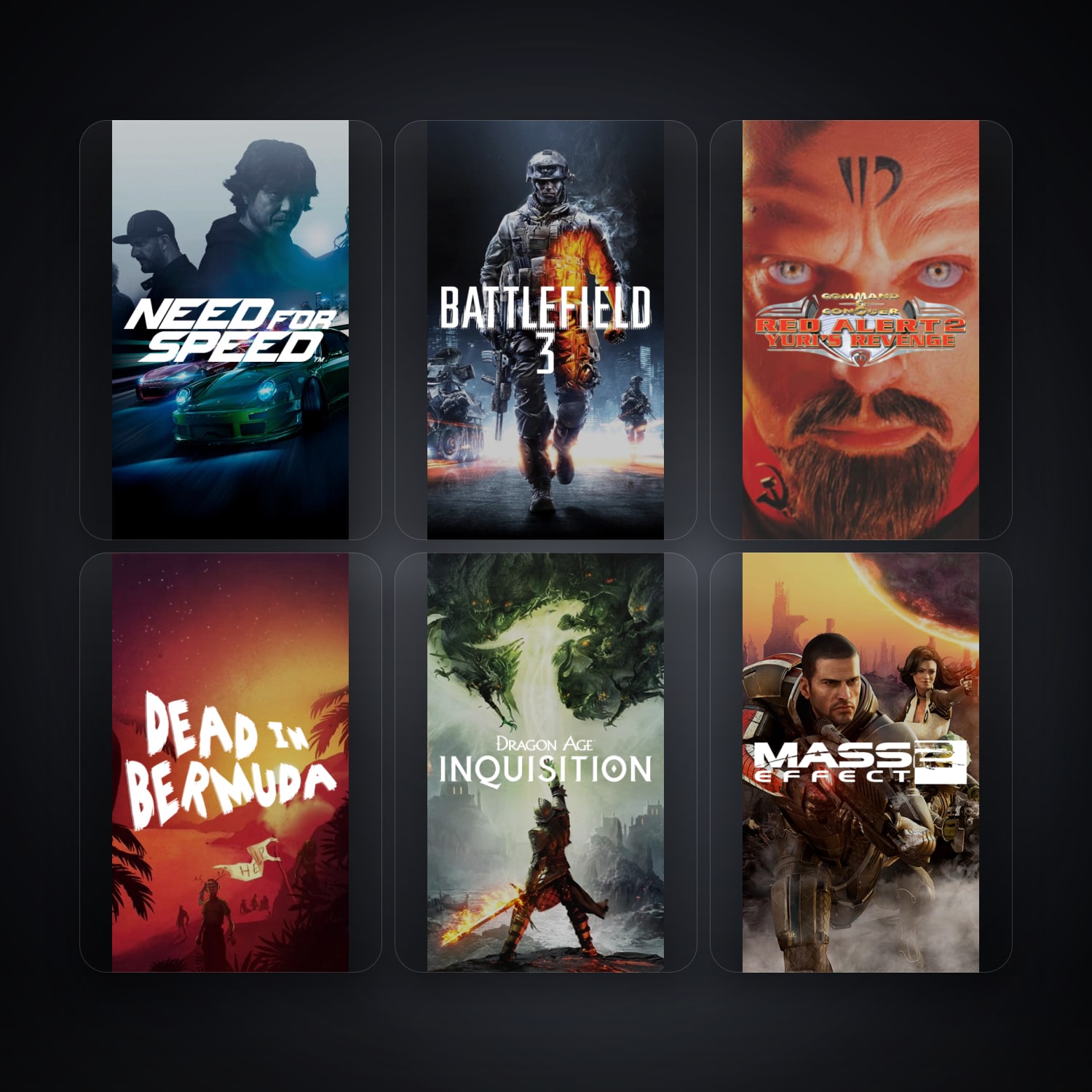 EA account — Need for Speed + Battlefield 3 — TH — 9 games — HabibiAccounts