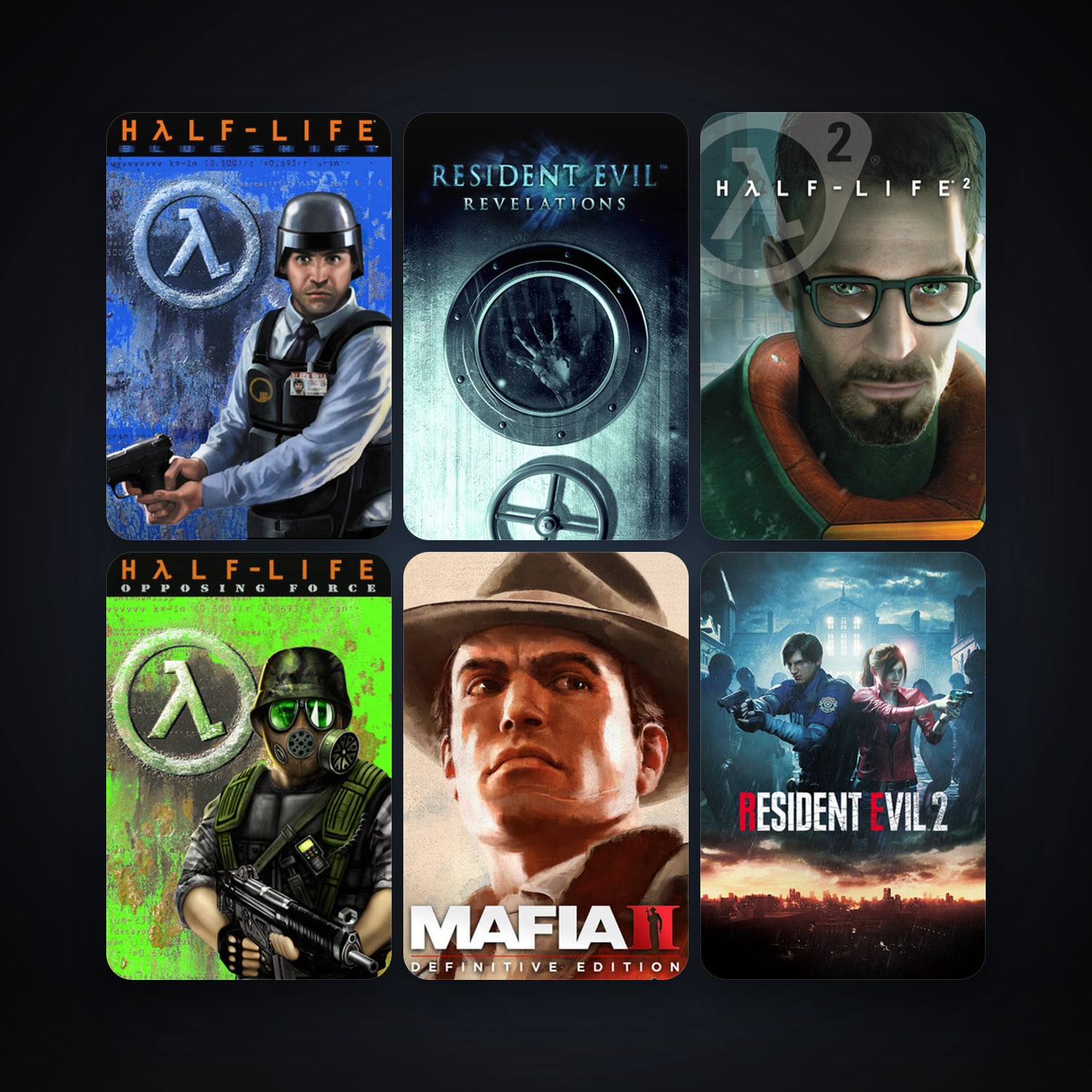 Half-Life: Opposing Force + Half-Life: Blue Shift, 39 games, clean — HabibiAccounts
