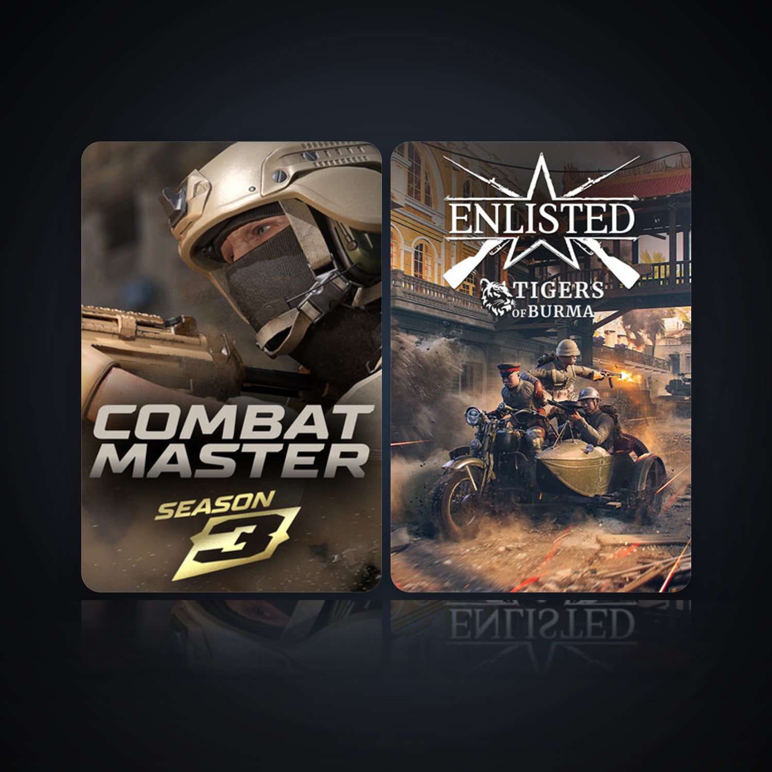 Combat Master: Season 1 & Enlisted — HabibiAccounts