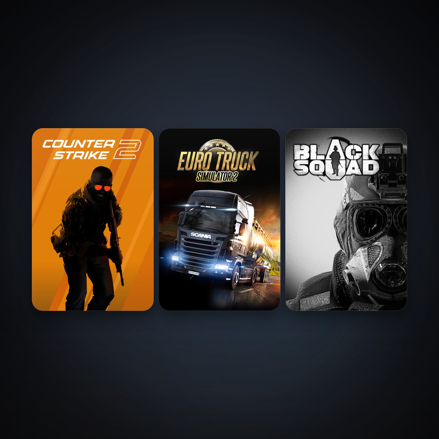 CS2 Prime + Euro Truck Simulator 2, 17 games, clean — HabibiAccounts