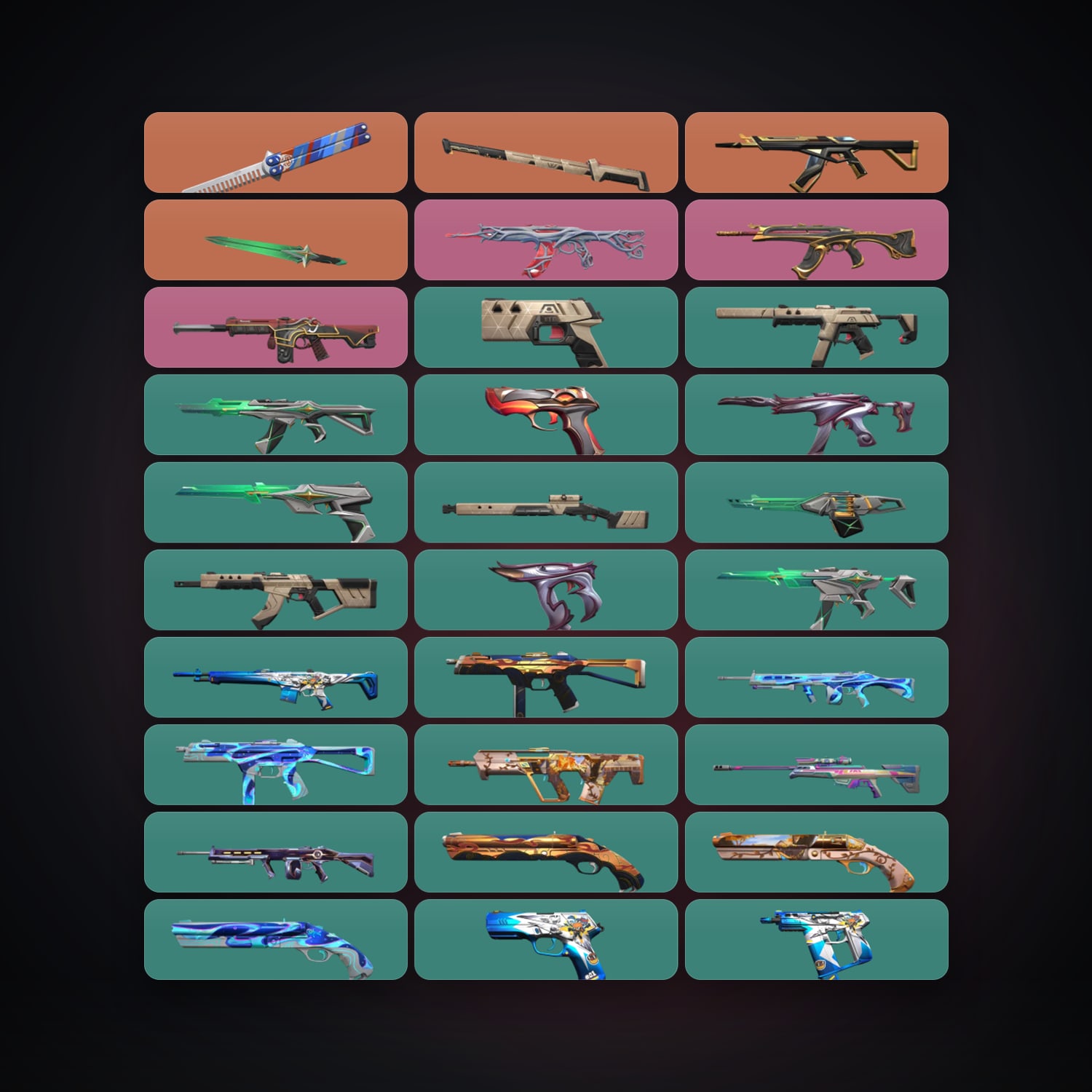 AP Bronze 3 locker — 3 knives, 39 skins, lvl 119 — HabibiAccounts