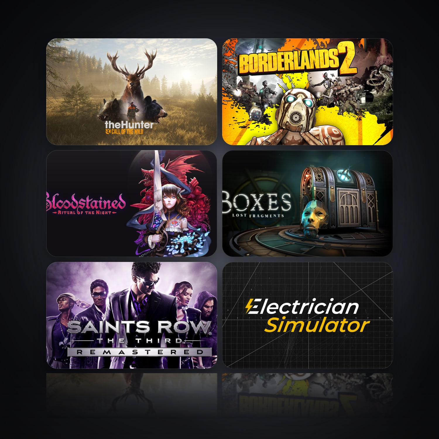 theHunter: Call of the Wild & Borderlands 2 | 223 Games — HabibiAccounts