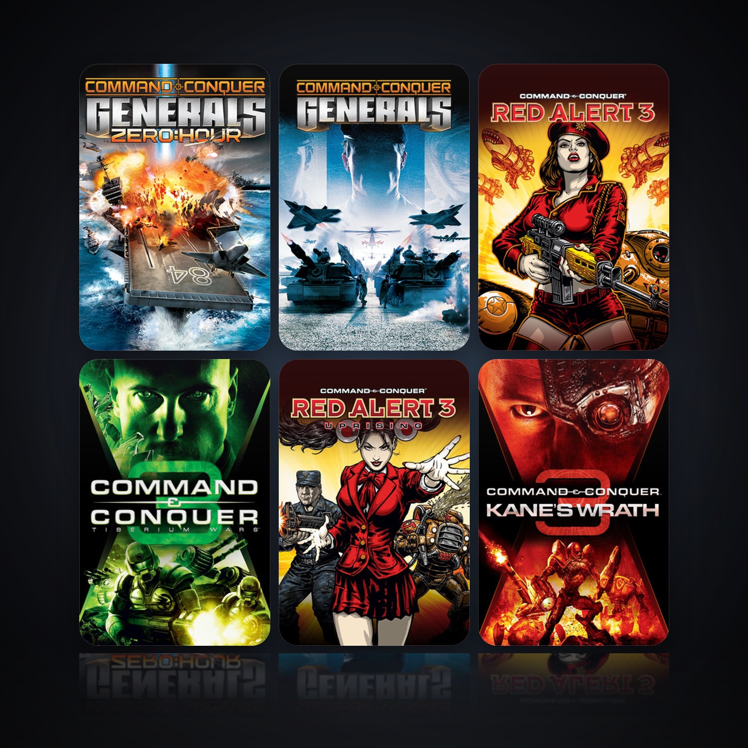 Command &amp; Conquer Generals Zero Hour & Command &amp; Conquer Generals | 12 Games | Clean — HabibiAccounts