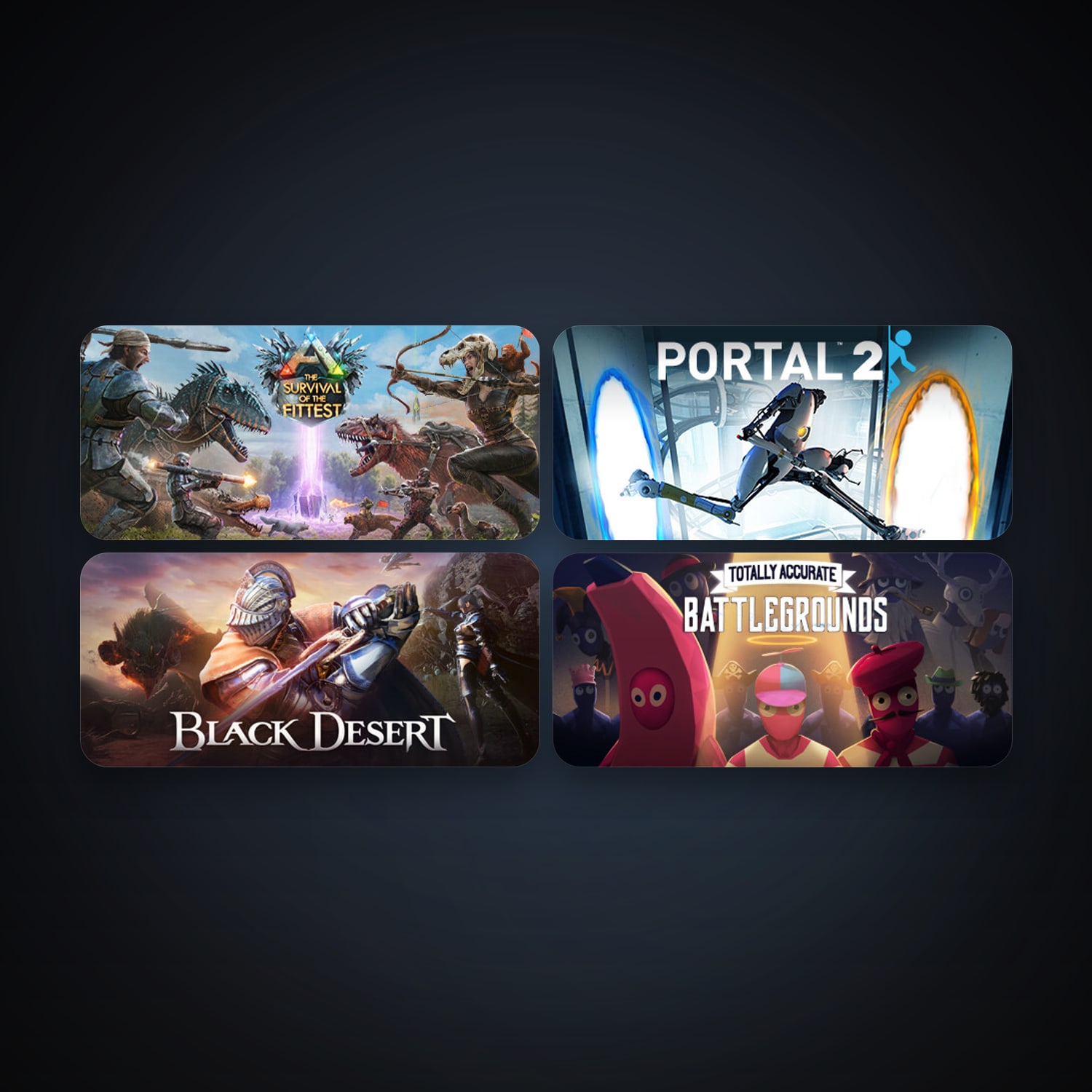 ARK: The Survival Of The Fittest & Portal 2 | Clean — HabibiAccounts