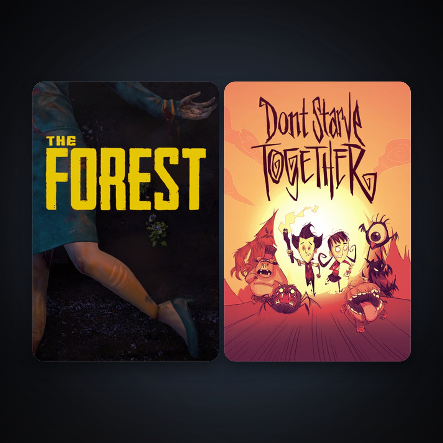 The Forest + Don't Starve Together, 2 games, clean — HabibiAccounts