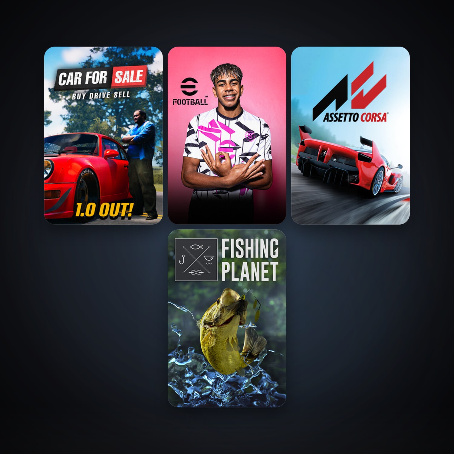 Free CS2 (No Prime) + Assetto Corsa, 10 games, clean — HabibiAccounts