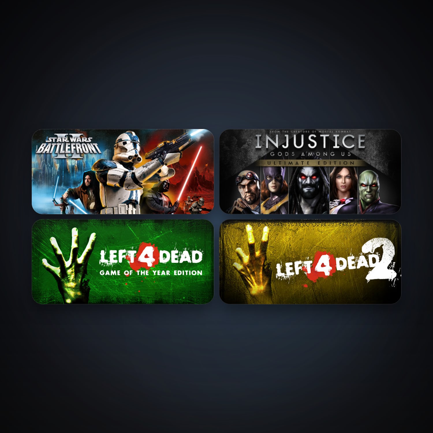 Left 4 Dead + Left 4 Dead 2, 4 games, clean — HabibiAccounts