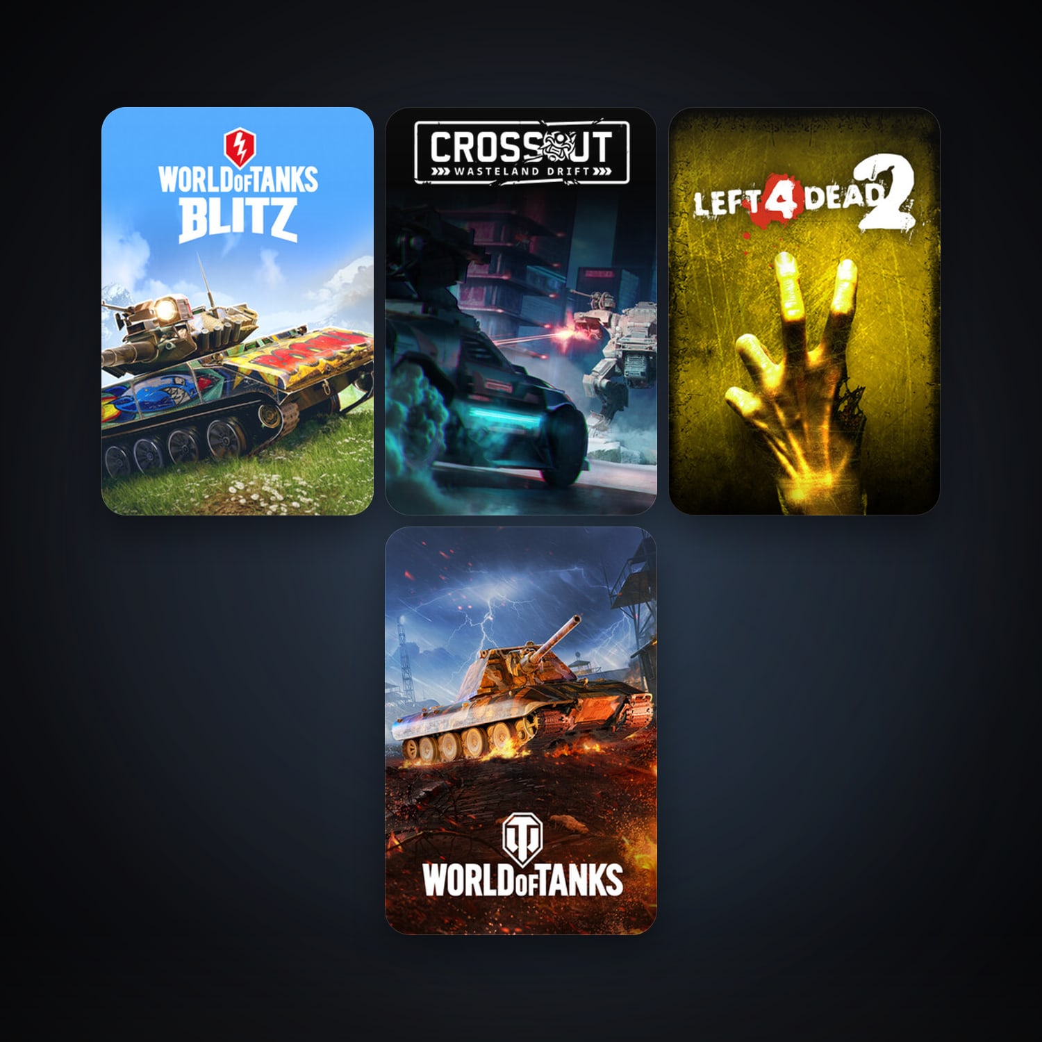 Left 4 Dead 2 + Crossout, 8 games, clean — HabibiAccounts