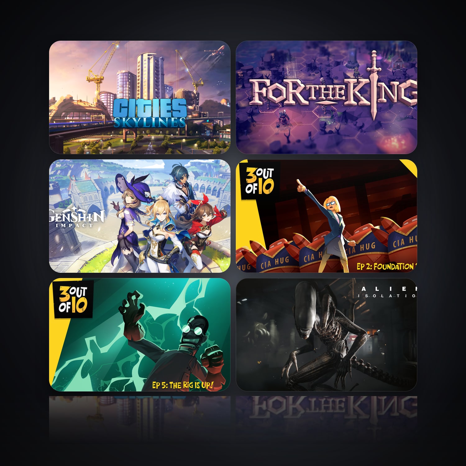Cities Skylines & For The King | 14 Games — HabibiAccounts