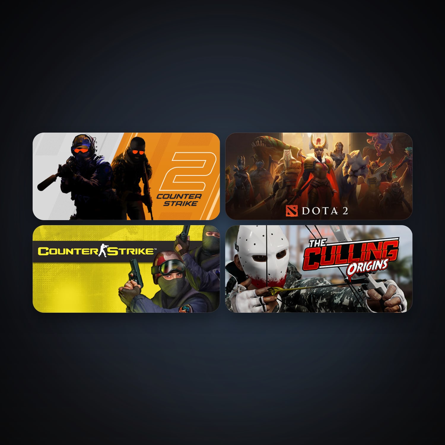 Counter-Strike + Counter-Strike: Source, 7 games, clean — HabibiAccounts