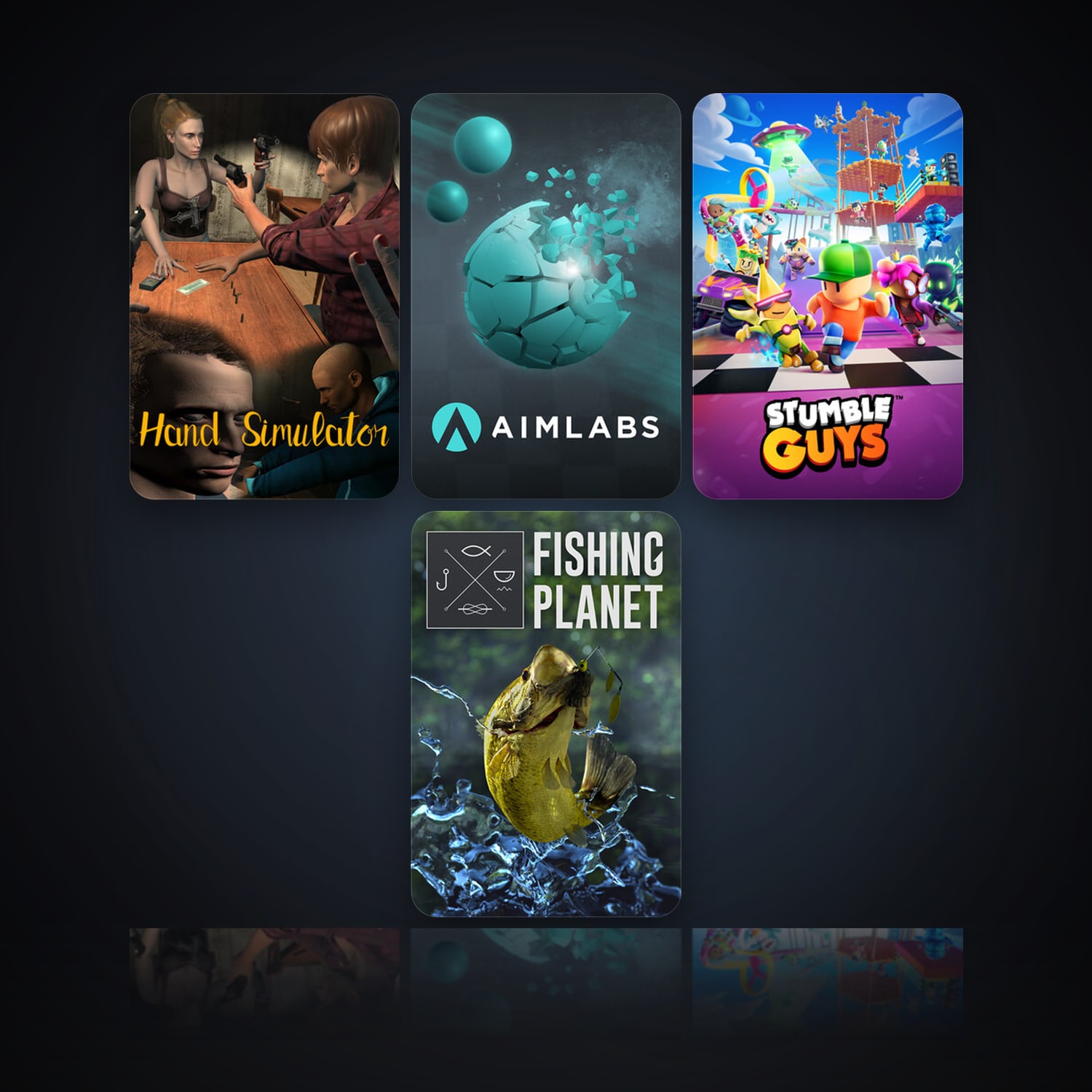 Hand Simulator & Aimlabs | 11 Games | Clean — HabibiAccounts