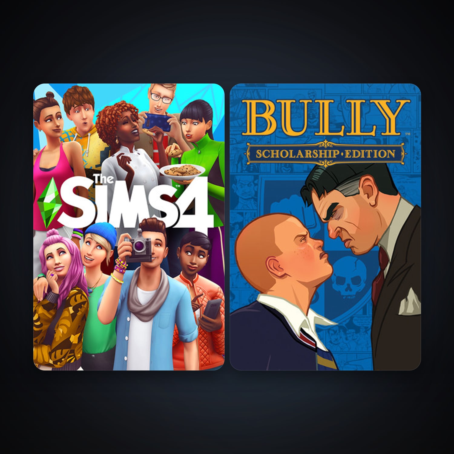 Bully: Scholarship Edition + The Sims 4, 6 games, clean — HabibiAccounts