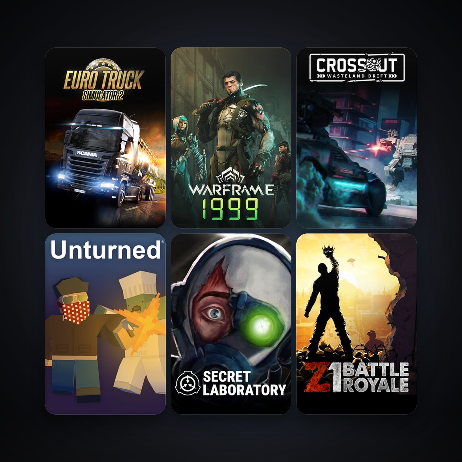 Free CS2 (No Prime) + Euro Truck Simulator 2, 16 games, clean — HabibiAccounts