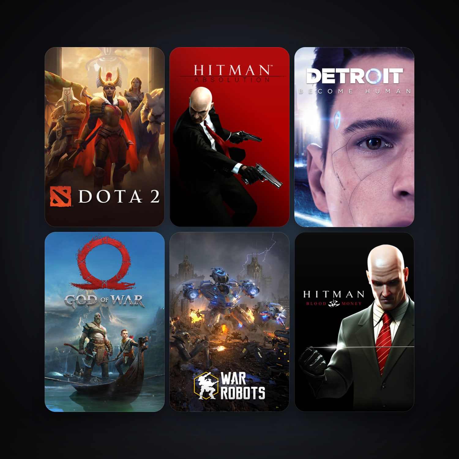 Dota 2 + Hitman 2: Silent Assassin, 16 games, clean — HabibiAccounts