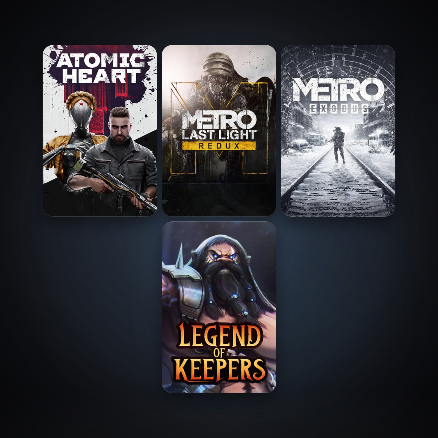 Metro: Last Light Redux + Metro Exodus, 10 games, clean — HabibiAccounts