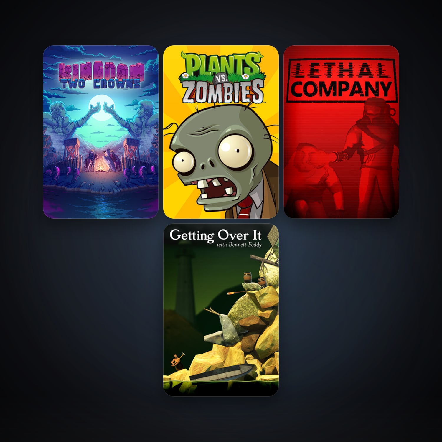 Plants vs. Zombies GOTY Edition + Getting Over It with Bennett Foddy, 4 games, clean — HabibiAccounts
