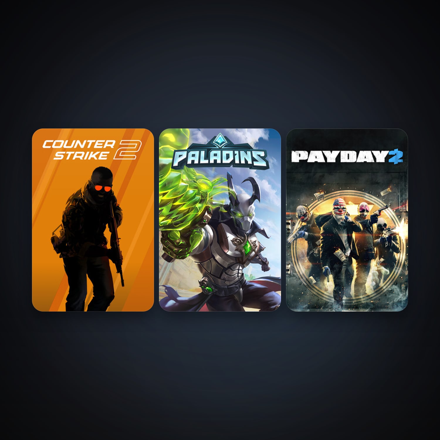 CS2 Prime + PAYDAY 2, 5 games, clean — HabibiAccounts