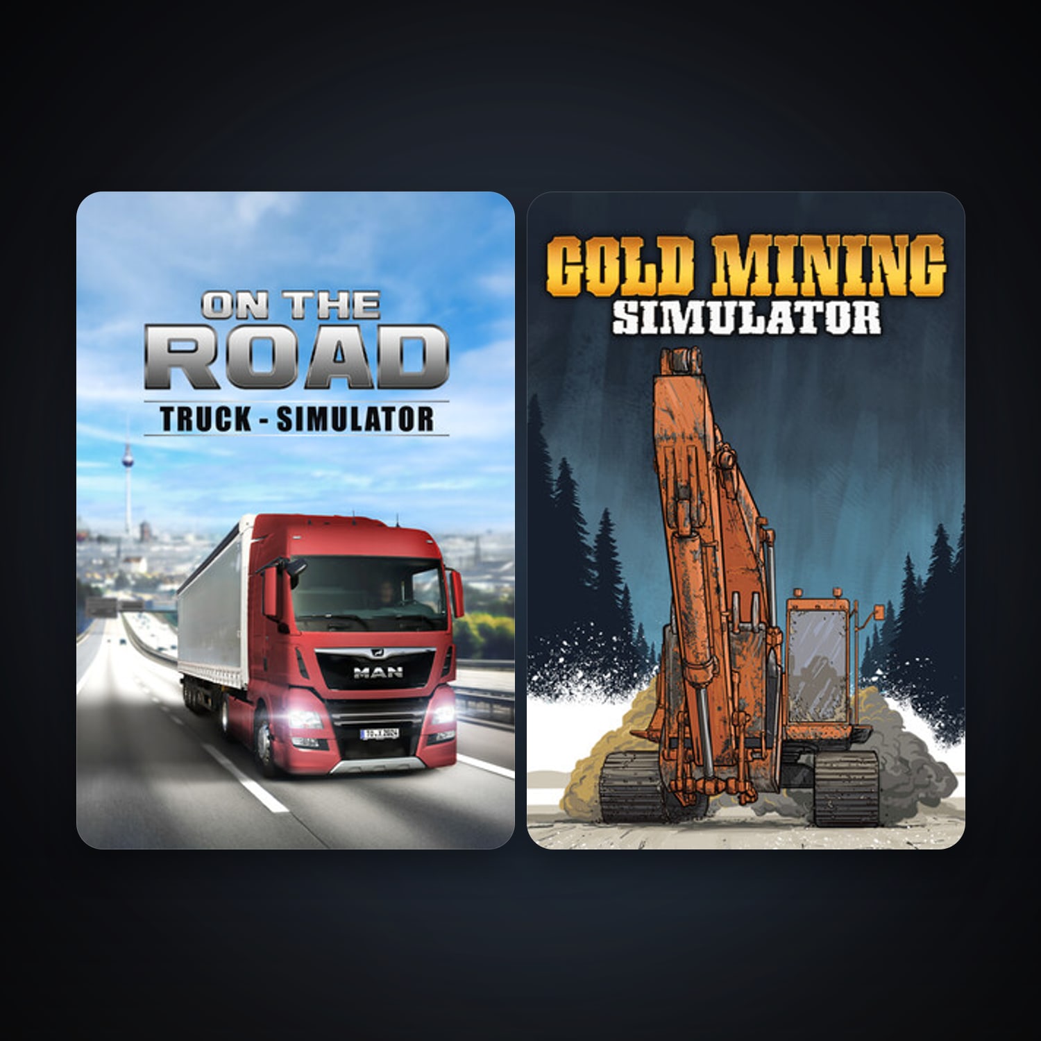 On The Road + Gold Rush: The Game, 2 games, clean — HabibiAccounts