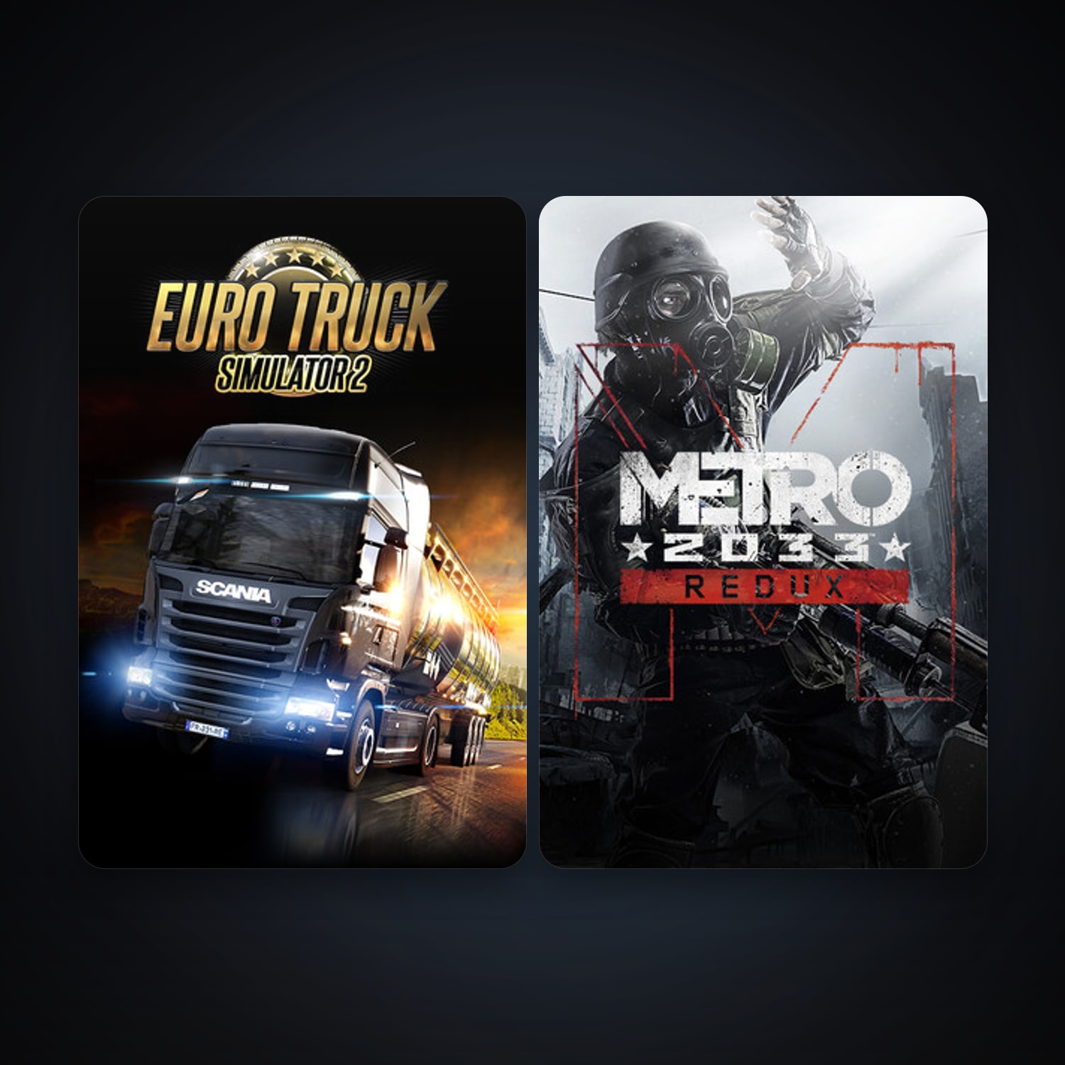 Free CS2 (No Prime) + Euro Truck Simulator 2, 6 games, clean — HabibiAccounts