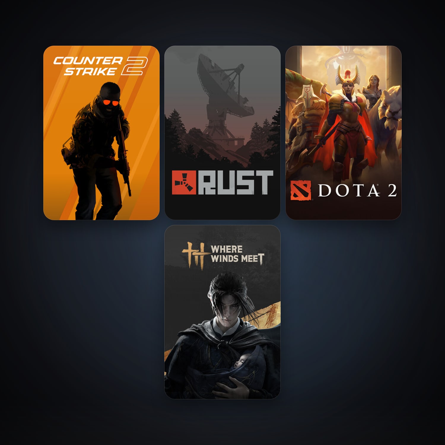 Dota 2 + CS2 Prime, 10 games, clean — HabibiAccounts