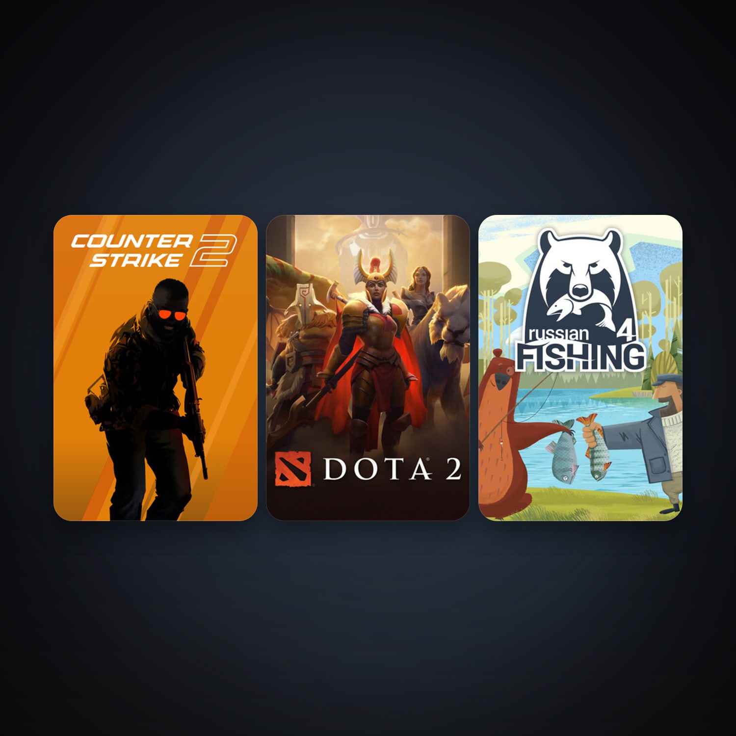 Dota 2 + CS2 Prime, 4 games, clean — HabibiAccounts