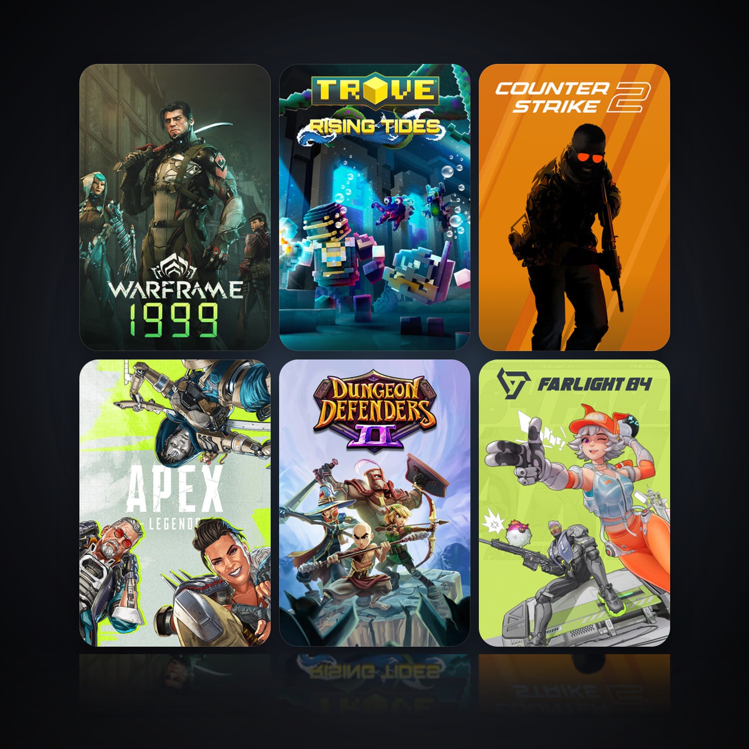 Warframe & Trove | 44 Games | Clean — HabibiAccounts