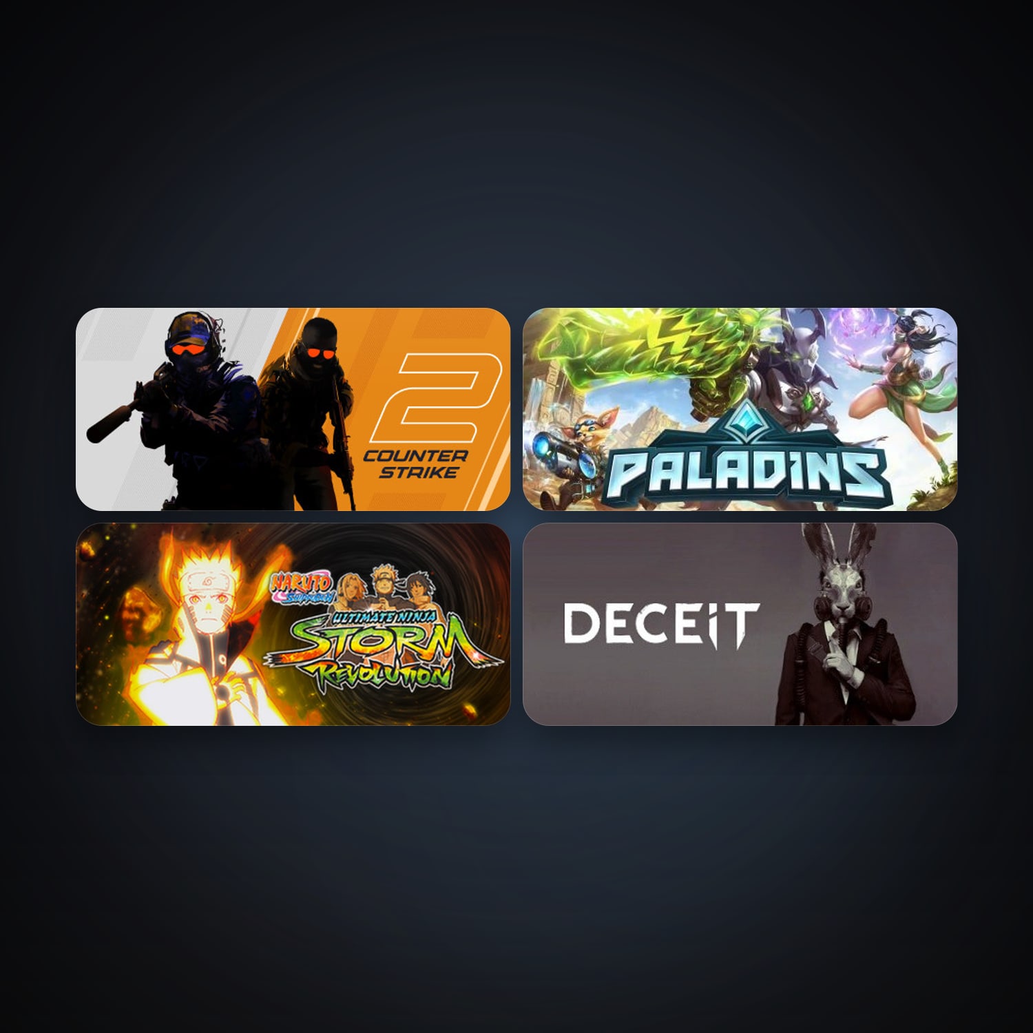 CS2 Prime + NARUTO SHIPPUDEN: Ultimate Ninja STORM Revolution, 6 games, clean — HabibiAccounts