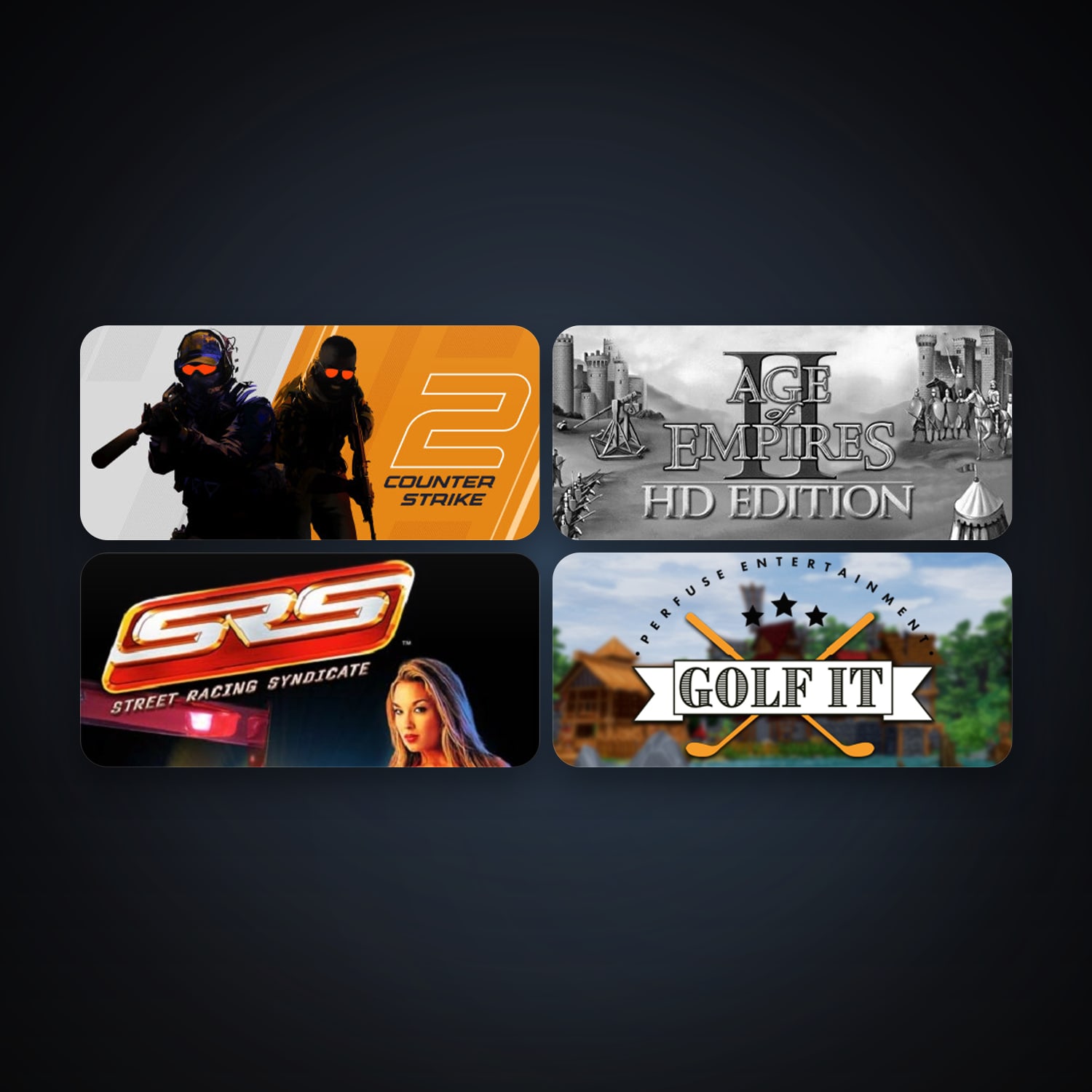 CS2 Prime + Age of Empires II, 7 games, Steam 33, clean — HabibiAccounts