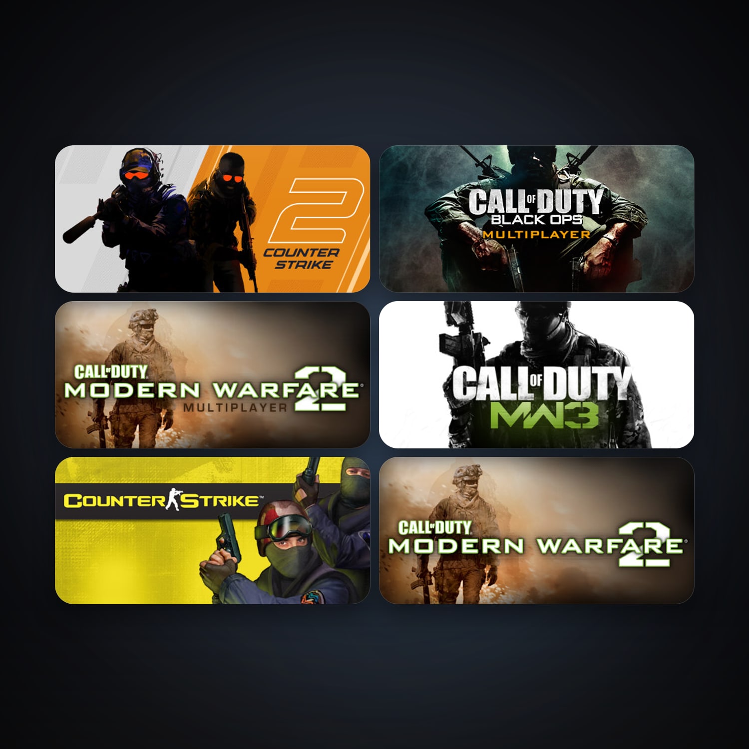 Call of Duty: Black Ops Multiplayer & Call of Duty: Modern Warfare 2 - Multiplayer (2009) | Level 11 | 19 Games | Clean — HabibiAccounts