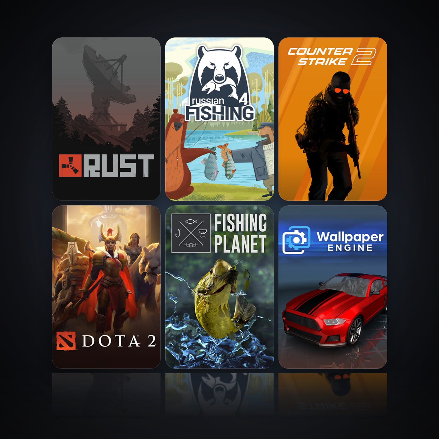 Rust & Russian Fishing 4 | 21 Games | Clean — HabibiAccounts