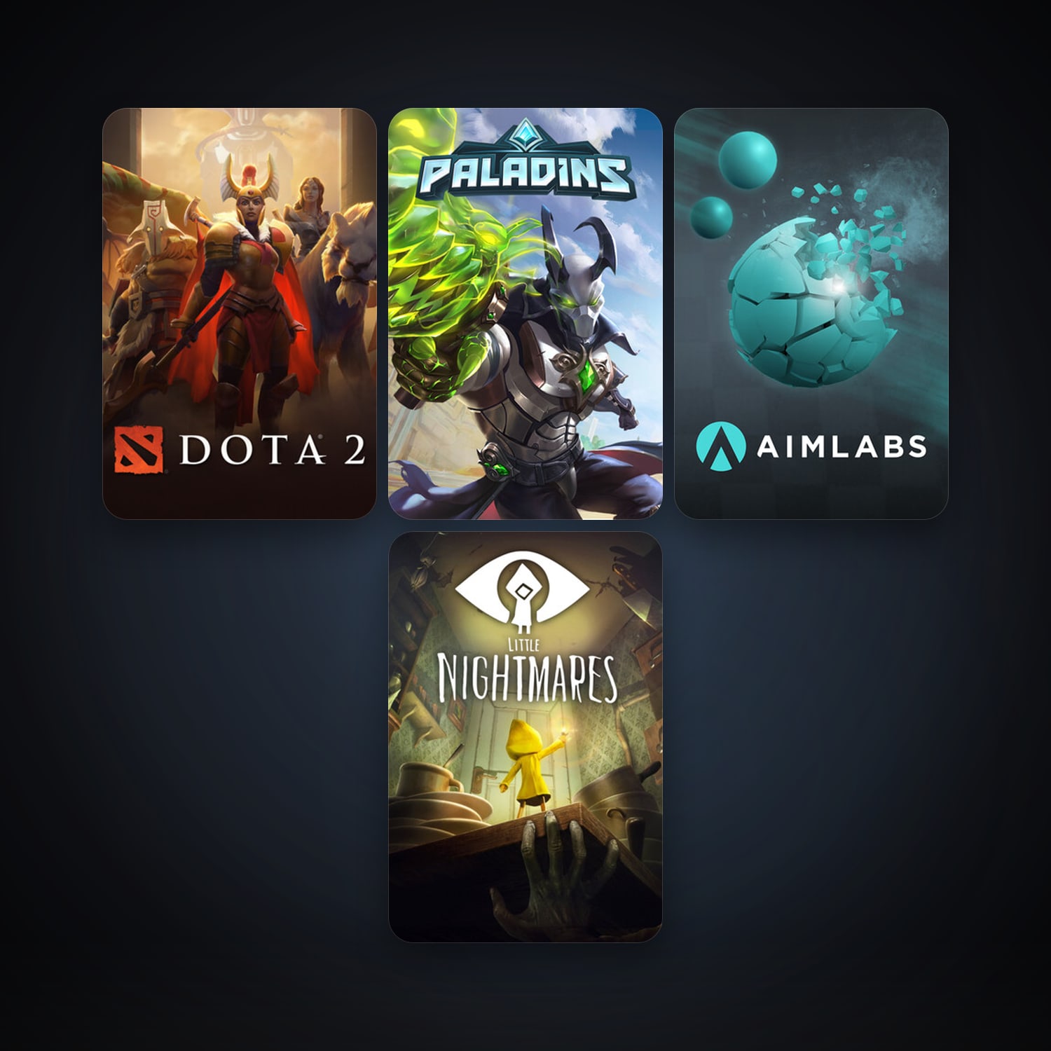 Dota 2 + Little Nightmares, 17 games, clean — HabibiAccounts