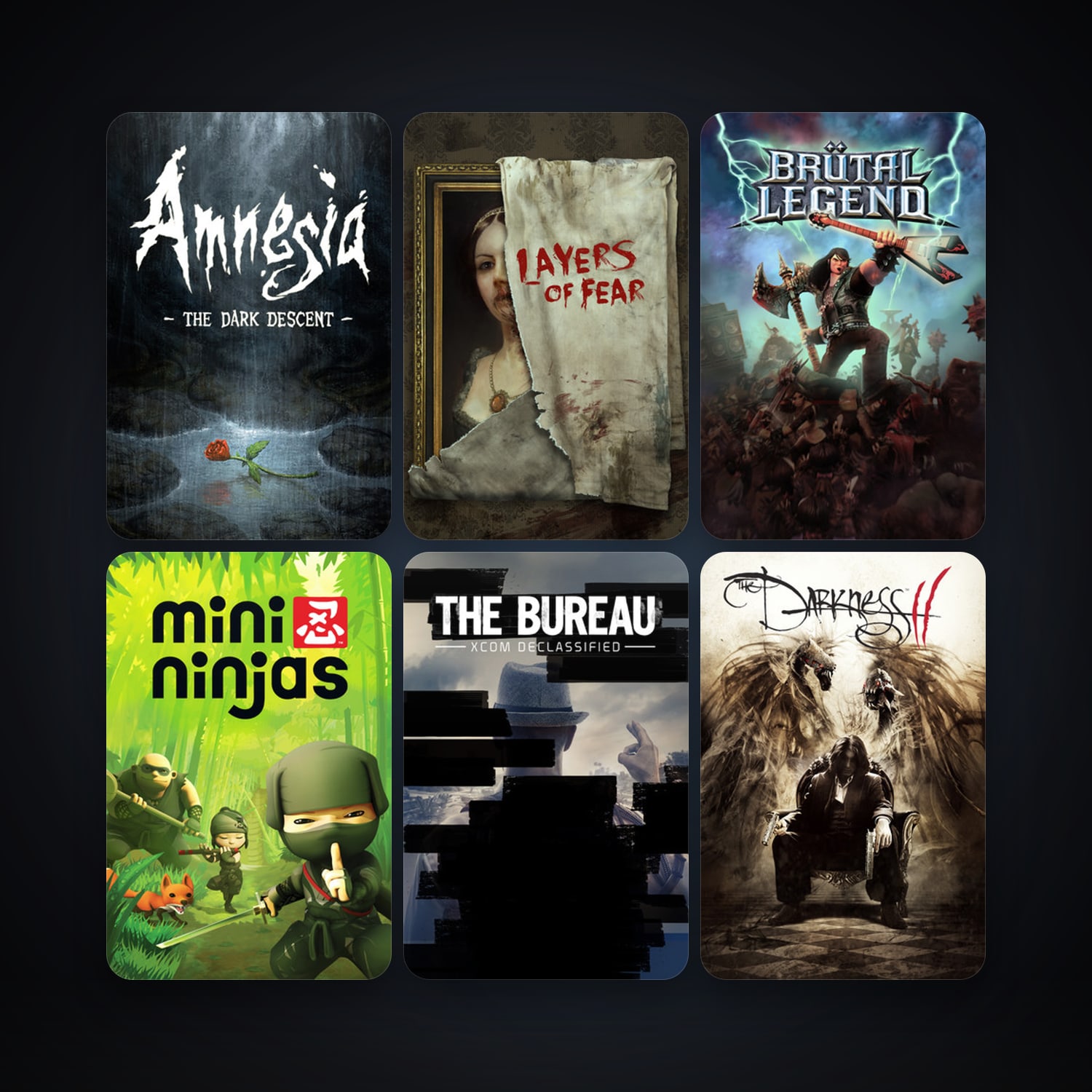 Mini Ninjas + Amnesia: The Dark Descent, 13 games, clean — HabibiAccounts