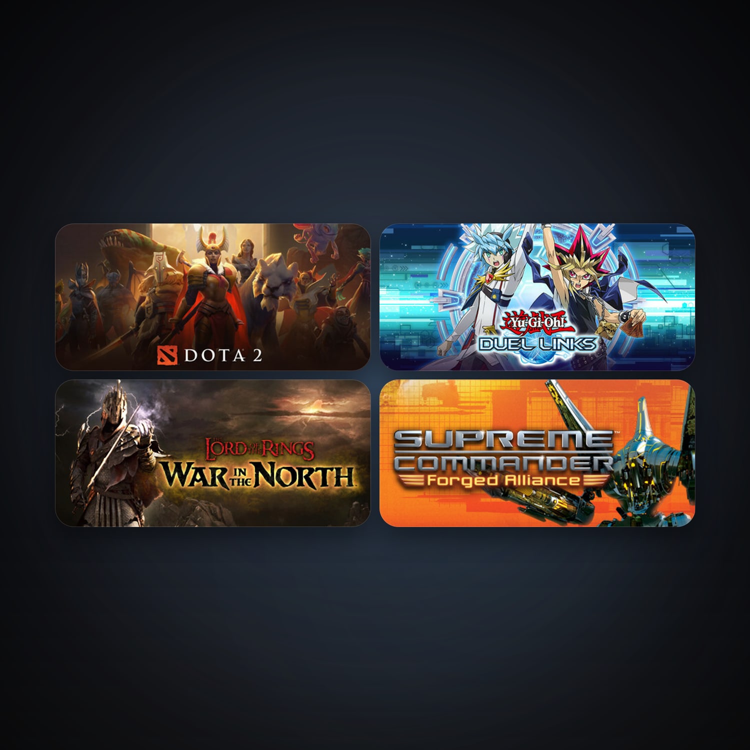 Dota 2 + Supreme Commander: Forged Alliance, 8 games, clean — HabibiAccounts