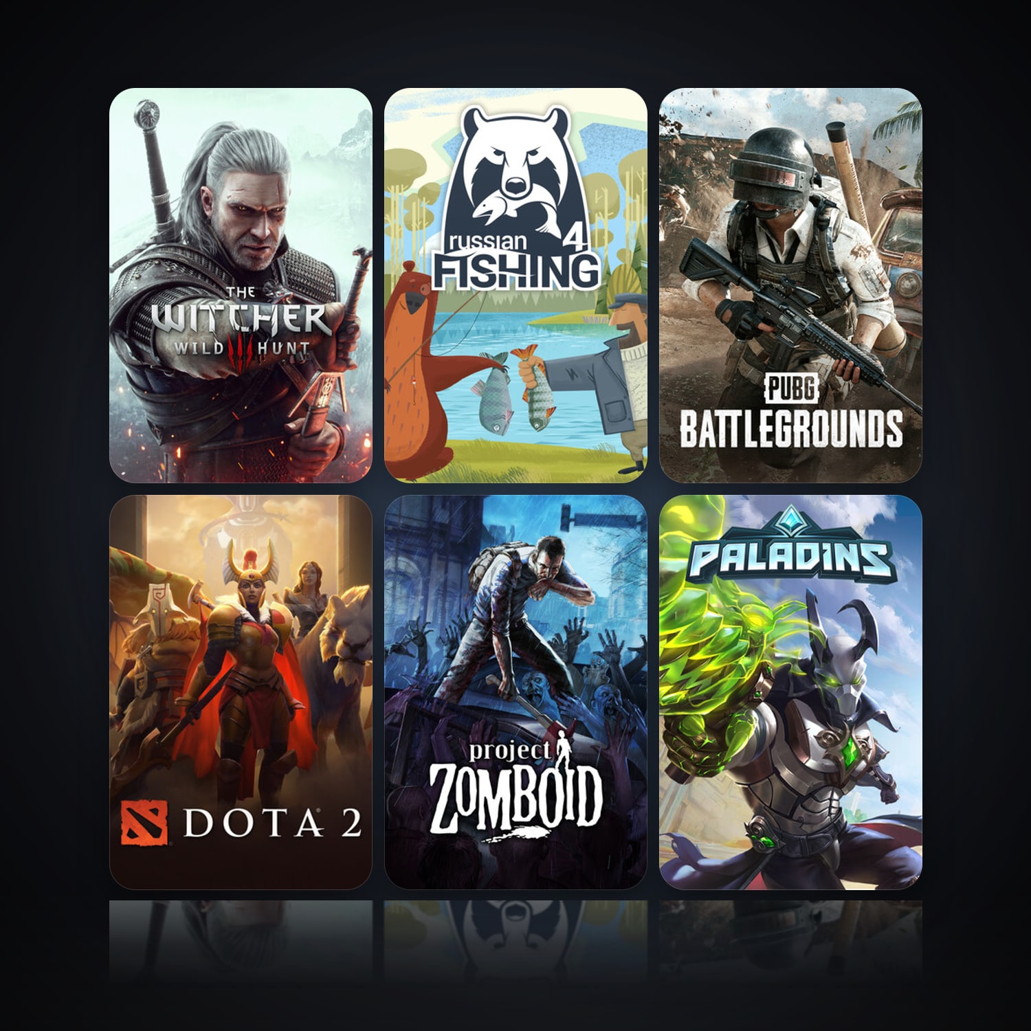 The Witcher 3: Wild Hunt & Russian Fishing 4 | 25 Games | Clean — HabibiAccounts