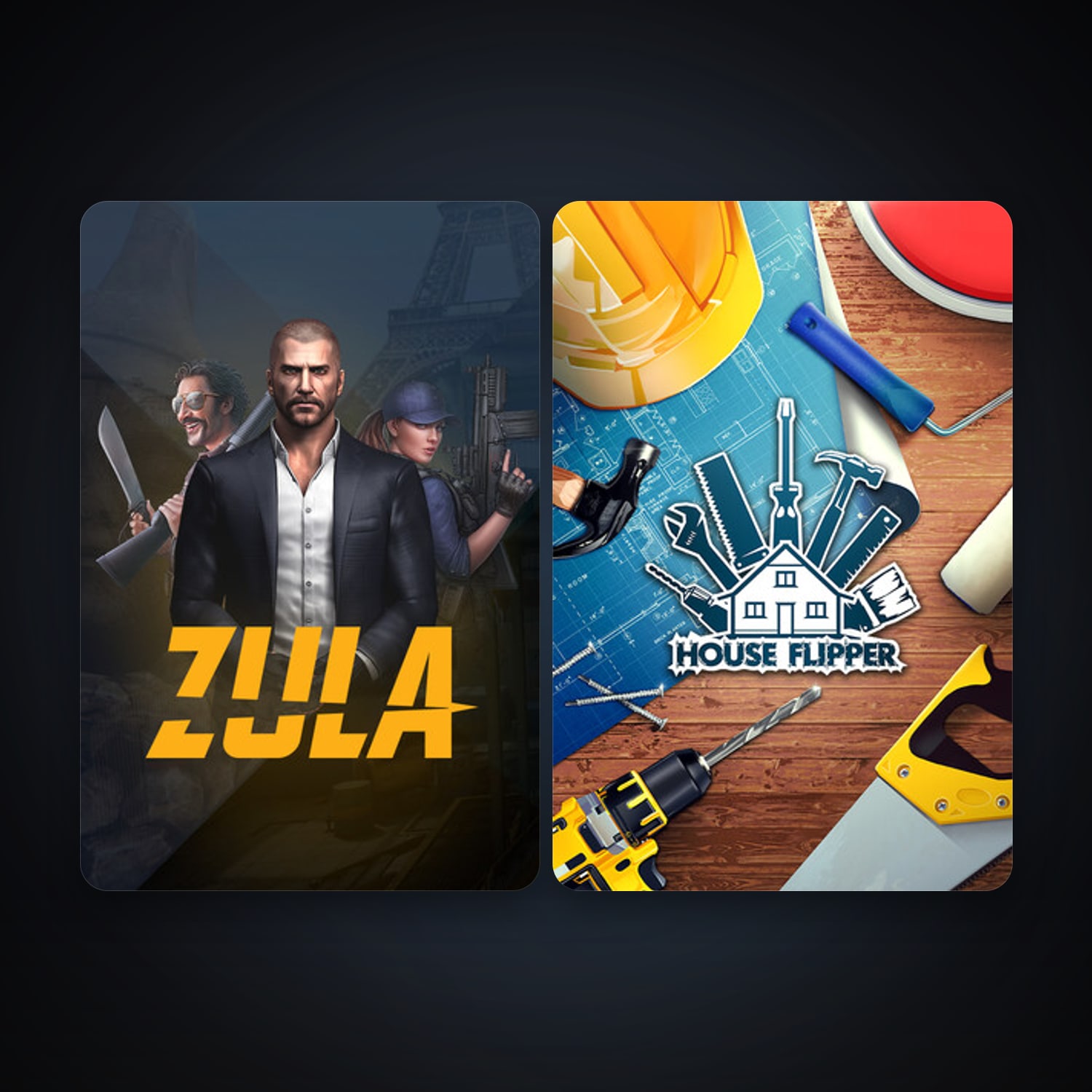 House Flipper + Zula Türkiye, 4 games, clean — HabibiAccounts