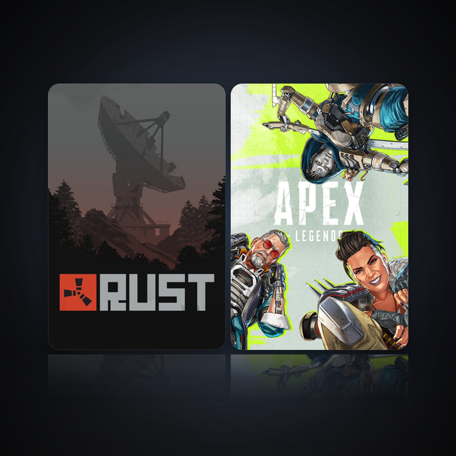 هالحساب ستيم فلين، Rust وApex Legends، 3 لعبة، صامد واضح — HabibiAccounts