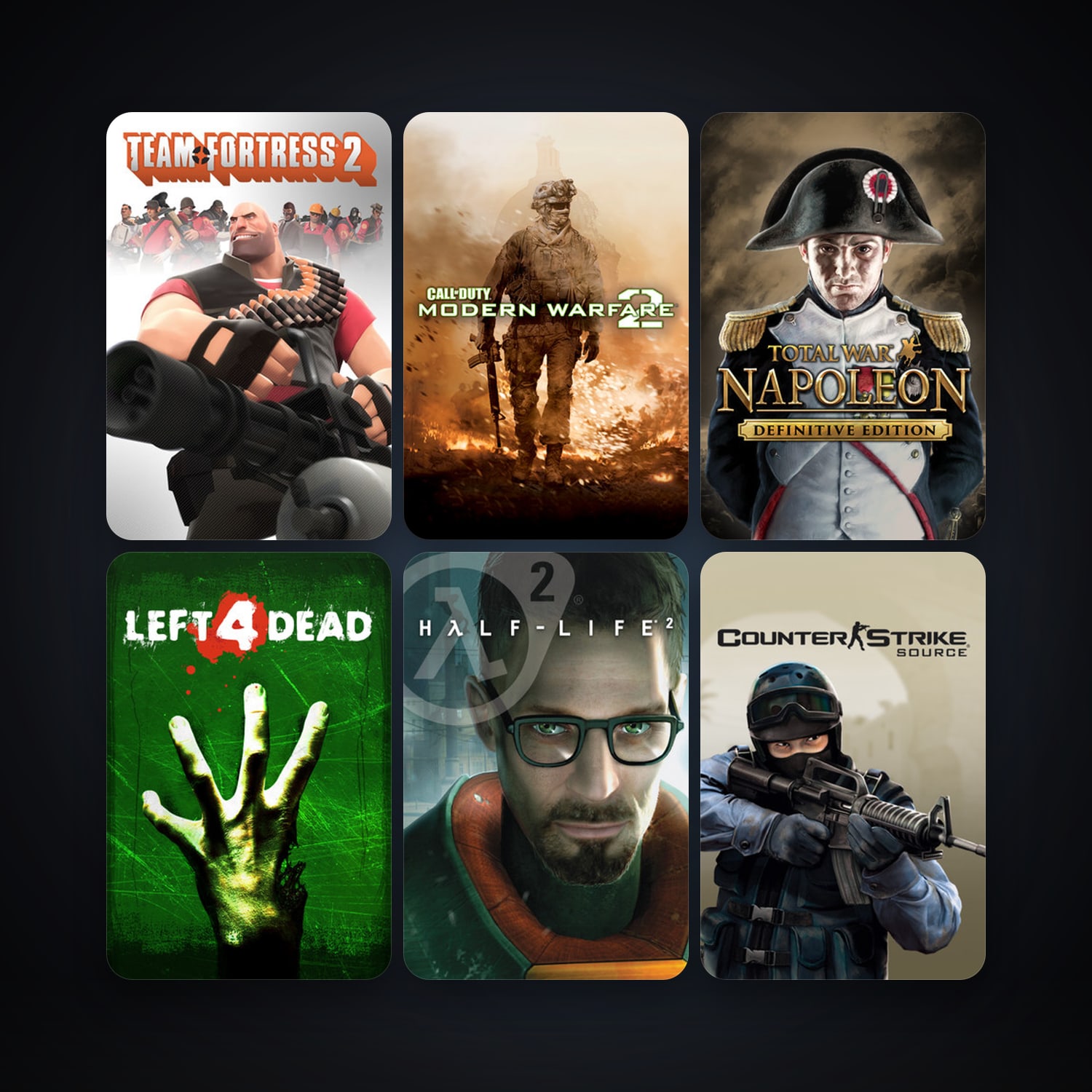 هالحساب ستيم فلين، Half-Life 2 وCounter-Strike: Source، 12 لعبة، لفل 11، صامد واضح — HabibiAccounts