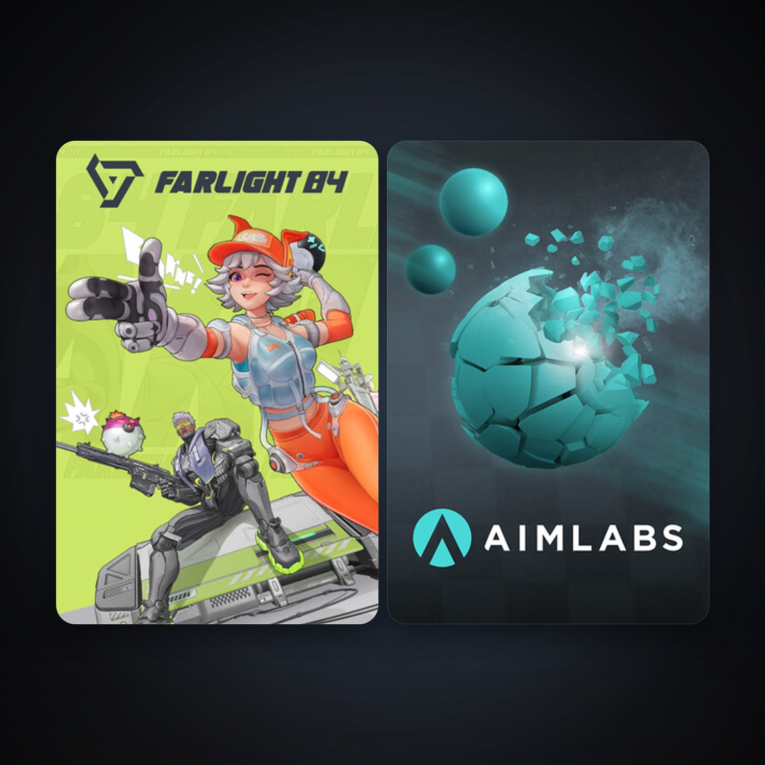 Aimlabs + Farlight 84, 3 games, clean — HabibiAccounts